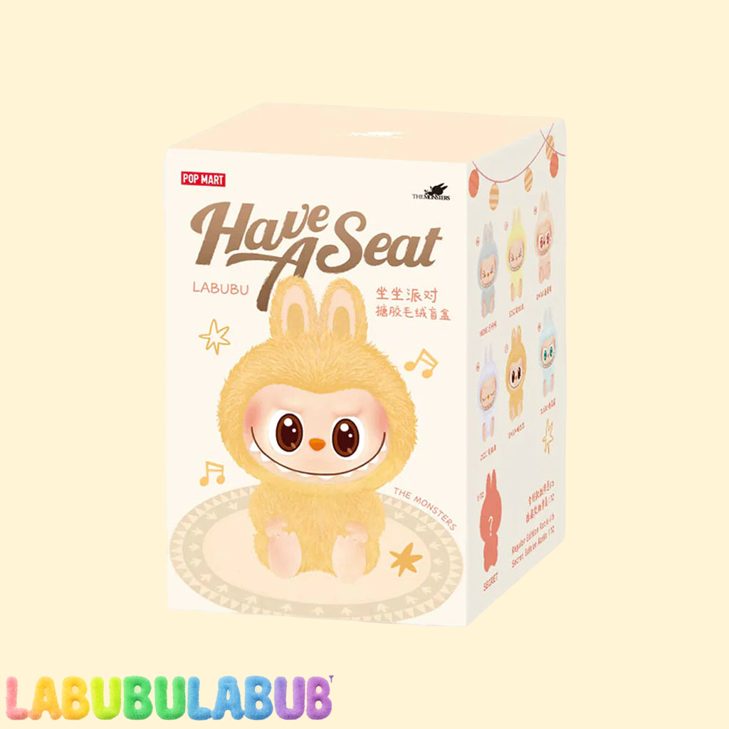 The Monsters “Have A Seat” Vinyl Plush Pendant Blind Box