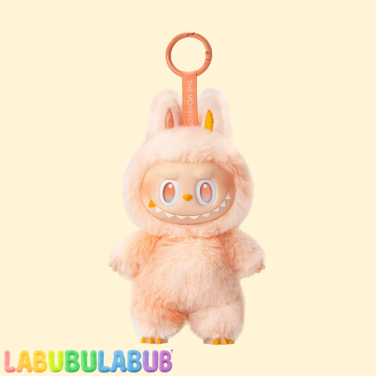 The Monster Energy Series Yellow Peach Plush Pendant