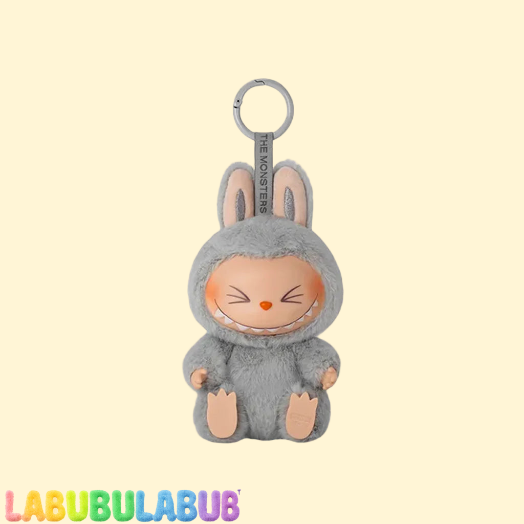 Hehe the Moody Bunny – “Have a Seat” Plush Keychain